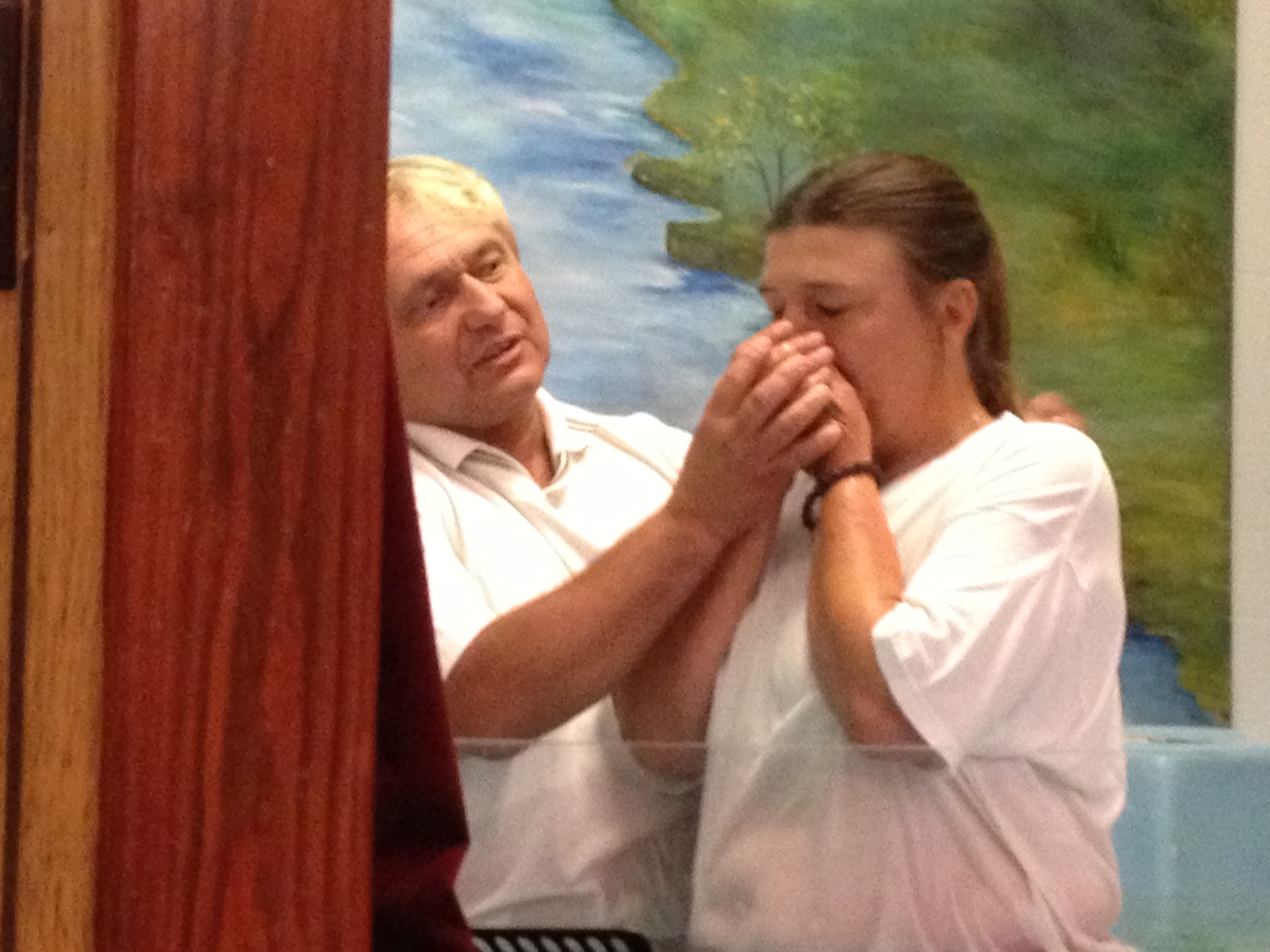 Baptism of Patricia Obright - Aug 28, 2013